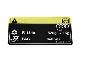ES#3086504 - 4S0010515A - STICKER - Genuine Volkswagen Audi - 
