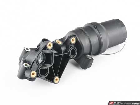 ES#4045304 - 07K115397D - Oil Filter Base Housing - Engine block mounted housing which holds the engine oil filter - Hamburg Tech - Audi Volkswagen