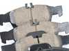 ES#3161634 - EUR986 - Rear Euro Ceramic Brake Pad Set - For those looking for a low dust replacement brake pad. Does not include new brake pad wear sensors. - Akebono - Mercedes Benz