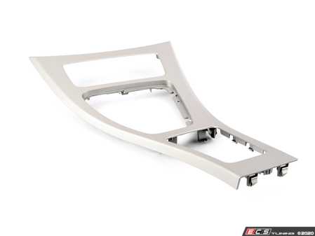ES#2537376 - 51169197236 - Center Console Cover - Front - Satin Silver - Genuine BMW - BMW