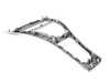 ES#2537376 - 51169197236 - Center Console Cover - Front - Satin Silver - Genuine BMW - BMW