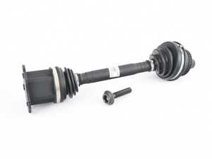ES#4231891 - 8E0407272BA - Front Axle Assembly - Right  - Complete driveshaft with CV joints; ready for installation - GKN Drivetech - Audi