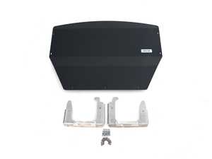 ES#4271422 - 004964la01-02KT - Turner Motorsport Aluminum Street Shield Skid Plate Kit - Wrinkle Black Powder Coat - Protect your vehicle's fragile oil pan and under carriage with this 1/8 (3.175mm) thick aluminum skid plate - Turner Motorsport - BMW