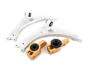 ES#3980870 - KTA253 - Performance Front Control Arm Kit - Offering considerable weight savings and significant geometry gains with -0.3deg camber and +2.0deg caster improvements - Whiteline - Audi Volkswagen