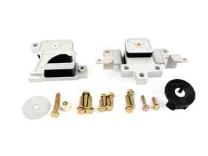 ES#4171957 - EBFI77-K7-4621 - BFI Stage 1 Engine Mount Kit - Version 2 Torque Arm (Post 9/15 Cars) - Billet engine transmission mounts with 70A durometer dogbone insert - Black Forest Industries - Audi Volkswagen