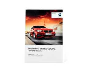 ES#3548399 - 01402977734 - F22 Owner's Manual For F22 - Genuine BMW - BMW
