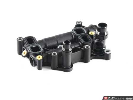 ES#4669227 - 11428507694 - Engine Oil Cooler Thermostat W/ Housing - Located between the oil filter housing and the engine oil cooler - Bremmen Parts - BMW