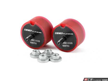 ES#2859359 - 002705ECS02A - Polyurethane Transmission Mount Set - Street - 70A durometer rating - slightly stiffer than stock for improved shifting quality and driveline performance. Constructed of 304 stainless steel with bonded and constrained polyurethane. - ECS - BMW