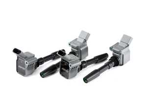 ES#4164404 - MS100203-4KT - APR Upgraded Ignition Coils - Grey - Set Of Four - Designed to be a direct plug-and-play upgrade to factory coils, providing greater energy output, ensuring a stronger and more consistent spark! - APR - Audi Volkswagen
