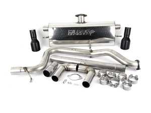 ES#3969319 - SSXVW529 - 3" Cat Back Exhaust System - Non Resonated  - Get that Exhaust tone you've been looking for! Features 3" construction with 4" Matte Black "GT100" style tips. - Milltek Sport - Volkswagen