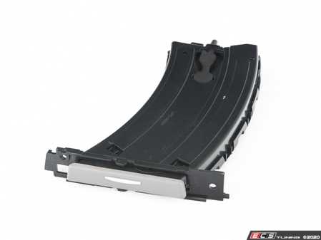 ES#3618576 - 51459173465 - Left Dashboard Cup Holder Assembly - Gray - Includes faceplate/cover - URO - BMW