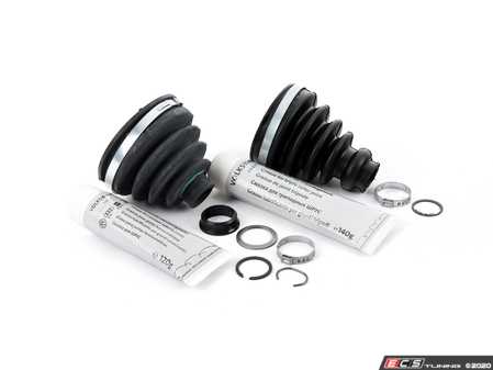 ES#2762949 - 8e0498201bkt - Front CV Joint Refresh Kit - Priced Each - Includes both inner & outer boots with hardware - Services one axle - Assembled By ECS - Audi