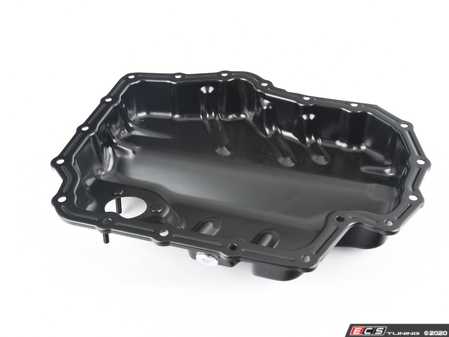 ES#3697681 - 04E103602B - Engine Oil Pan - Drain plug included - Vaico - Volkswagen