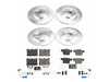 ES#4291379 - K7988 - Power Stop Z23 Evolution Sport Front & Rear Brake Kit (360x36/320x24) - A complete 4-wheel performance brake upgrade featuring drilled & slotted rotors and low-dust carbon-fiber ceramic pads. - Power Stop - Mercedes Benz