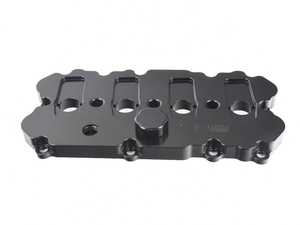 ES#4144930 - IEBAVC5-BK - Billet Valve Cover - Black Anodized  - Update the look of your ugly stock plastic valve cover to a show-ready billet IE cover - Integrated Engineering - Audi Volkswagen
