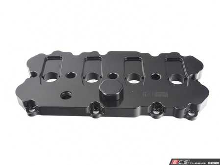 ES#4144930 - IEBAVC5-BK - Billet Valve Cover - Black Anodized  - Update the look of your ugly stock plastic valve cover to a show-ready billet IE cover - Integrated Engineering - Audi Volkswagen