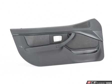 ES#99040 - 51417037537 - Leather Door Lining - Left - Black - Genuine BMW - BMW