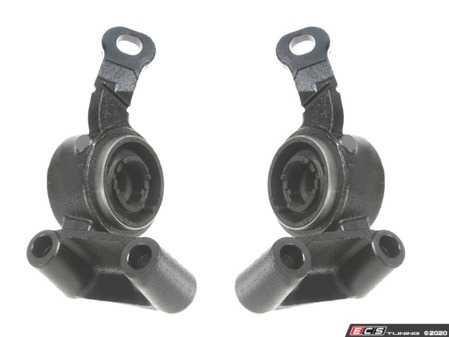 ES#3659741 - 31126757561kt5 - Lower Control Arm / Wishbone Bushing With Bracket - Set - Replace both of those worn out lower bushings - Hamburg Tech - MINI
