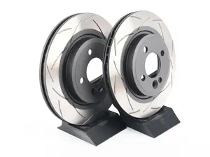 DBA Front T2 Street Slotted Brake Rotors Pair - 11.57