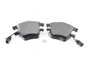 ES#3537598 - 025997ECS0538KT - Performance Front Brake Service Kit - Featuring ECS V5 Drilled & Slotted rotors and ECS EP24 Enthusiast Performance pads - Assembled By ECS - Audi