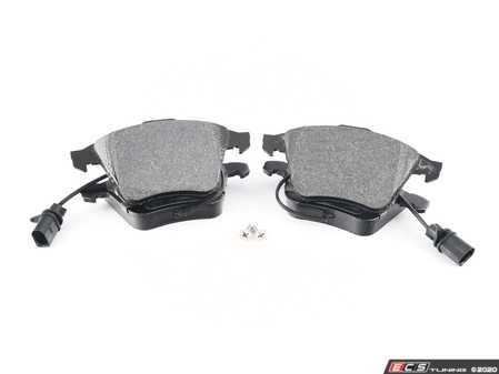ES#3537598 - 025997ECS0538KT - Performance Front Brake Service Kit - Featuring ECS V5 Drilled & Slotted rotors and ECS EP24 Enthusiast Performance pads - Assembled By ECS - Audi
