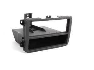 ES#3549750 - 6RU8570581QB - Single DIN Radio Frame - Allows you to replace your factory radio with a single DIN aftermarket unit, and gain storage underneath - Genuine Volkswagen Audi - Volkswagen