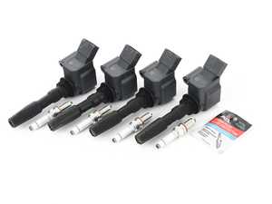 ES#4001291 - 04e905602dKT2 - Ignition Service Kit - Includes four genuine OEM coil packs and OEM spark plugs - Genuine Volkswagen Audi - Audi Volkswagen