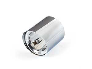 ES#3110915 - 18308615860 - JCW Exhaust Tip - Chrome - NON JCW logo tips for the factory JCW exhaust cars, not JCW Tuning kit exhaust - Genuine MINI - MINI
