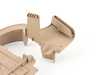 ES#143680 - 52108267423 - Seat belt guide base - left - Beige - Genuine BMW - BMW