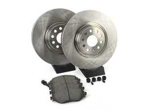 ES#3990624 - KOE7175 - Z17  Brake Kit - Front  - Stock replacement front brake kit - Power Stop - Audi Volkswagen
