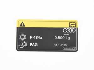 ES#2726104 - 8V0010515A - STICKER - Genuine Volkswagen Audi - 