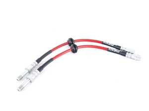 ES#4265692 - 007340LA03 - ECS Exact Fit Stainless Steel Brake Lines - Rear - DOT-compliant kit to improve pedal feel in your vehicle. - ECS - BMW