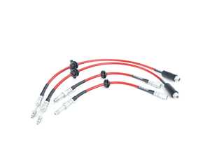 ES#4265723 - 007372lafr1KT - Exact-Fit Stainless Steel Brake Lines - Front & Rear Kit - DOT-compliant kit to improve pedal feel in your vehicle. - ECS - BMW