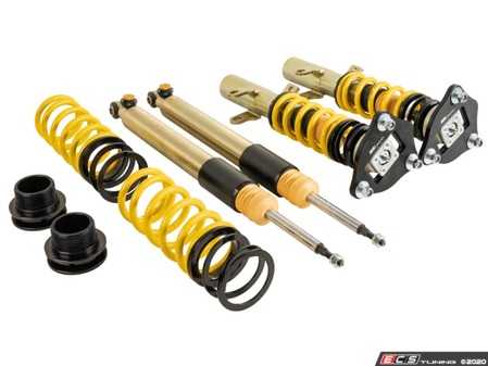 ES#4304622 - 182028080N - XTA Plus 3 Coilover Kit - 3-Way Adjustable Damping - Height adjustable coilover kit with 2-way adjustable compression damping, adjustable rebound damping, and top mounts for maximum performance and handling! - Suspension Techniques - Volkswagen