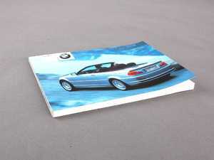 ES#12982 - 01410156806 - E46 Owner's Manual - Everything you need to know about your car - Genuine BMW - BMW
