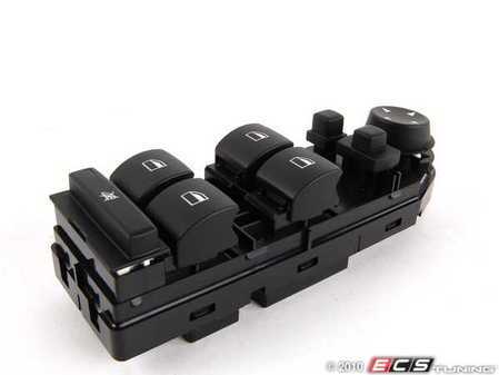 ES#166911 - 61313414355 - Window Switch - Left - Controls window and mirror function. - Genuine BMW - BMW