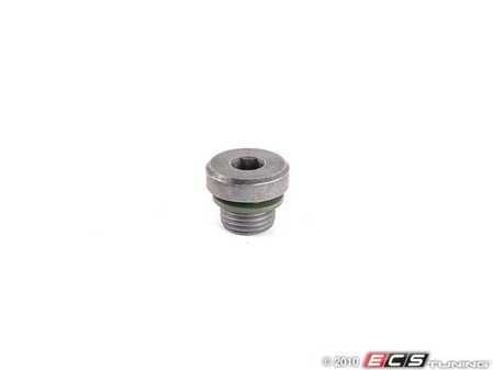 ES#266932 - 018321377B - Transmission Plug With Seal - Stop leaks and replace a stripped plug - Genuine Volkswagen Audi - Audi