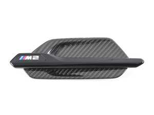 ES#3624754 - 51712453943 - Carbon Fiber Fender Side Grille - Left - Carbon Fiber side grilles to set your M2 apart - Genuine BMW M Performance - BMW