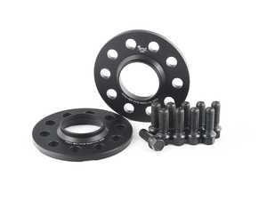 ES#4042991 - EMD-SPACER10665B - EMD Auto 10mm Wheel Spacers - Pair (With Bolts) - Manufactured out of high quality 6061-T6 aluminum, and black anodized for corrosion resistance - 5x112, 66.5 Center Bore - Emmanuele Design - Audi