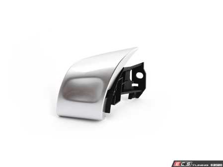 ES#1499234 - 99734783740V04 - Cap For Steering Wheel Spoke - Galvano Silver - Fitment for left side of the steering wheel - Genuine Porsche - Porsche