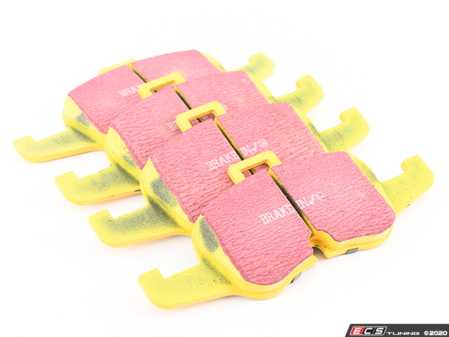ES#4030461 - DP42256R - Front YellowStuff Performance Brake Pad Set - EBC's premium sport street pad that offers high friction levels and heat fade resistance - EBC - Audi