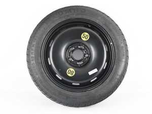 ES#4368769 - 36116851507KT1 - 17" Emergency Spare Wheel/Tire Set - MINI Exclusive Fitment - Includes Genuine MINI 17x3.5" ET18 steel wheel with mounted and balanced FALKEN 125/70/17 tire. - Assembled By ECS - MINI