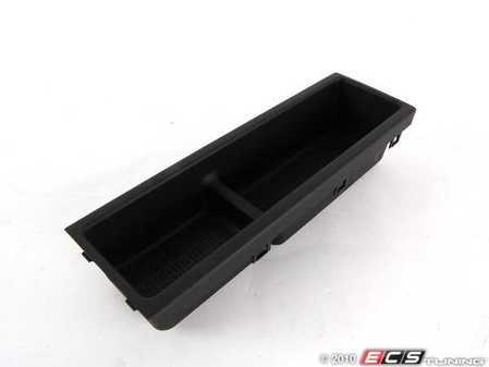 ES#86853 - 51168217927 - E46 Storage Tray - Schwarz - Snap in storage tray located in the center console - Genuine BMW - BMW