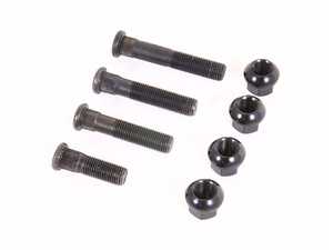 ES#3552584 - LS098080C - Press-In Wheel Stud Kit - Conical Seat Nuts - 80mm Front / 80mm Rear - Set of 20 OEM quality studs and lug nuts - Rennline - Porsche