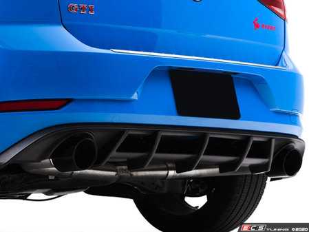ES#4034810 - 027117ecs01KT -  MK7.5 GTI Rear Diffuser Add-On Kit - (NO LONGER AVAILABLE) - Overlays the factory rear valance for an easy styling upgrade - ECS - 