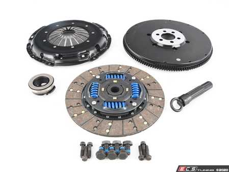 ES#4266072 - MB-034-041 - Stage 2 Performance Clutch Kit - With Single Mass Flywheel (11.8lbs) - Designed to hold up to 350 ft/lbs of torque to the wheels with a sprung organic disc and steel flyweel - DKM - Audi Volkswagen