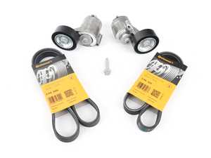 ES#2762720 - 07K903315TKT1 - Accessory Belt Kit - This comprehensive kit includes both tensioners and belts to get the job done right - Assembled By ECS - Volkswagen