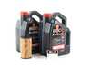 ES#1892014 - 4M0V83KOILKT - Oil Service Kit - Premium - Includes 10 liters of Motul 5w-40 synthetic oil, filter, and drain plug sealing washer - Assembled By ECS - Audi Volkswagen