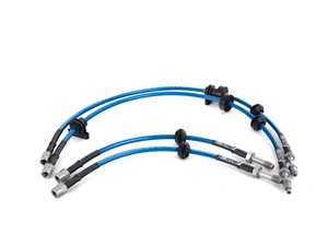 ES#4304954 - 007356la11KT - Turner Motorsport Stainless Steel Brake Lines - Complete Kit - Made in USA! DOT compliant! Low profile hardware with superior coating for corrosion resistance! Front and rear lines. - Turner Motorsport - BMW