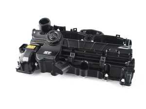 ES#4057178 - 11127588412 - Valve Cover - with PCV Valve - Eliminate oil and vacuum leaks with a brand new valve cover - includes a new integrated PCV Valve - Hamburg Tech - BMW